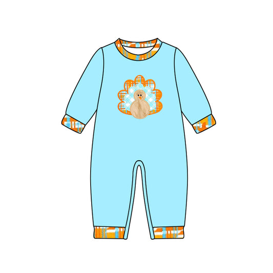 presale LR2450 Baby Boys Long Sleeves Turkey Pant Rompers D 7.16