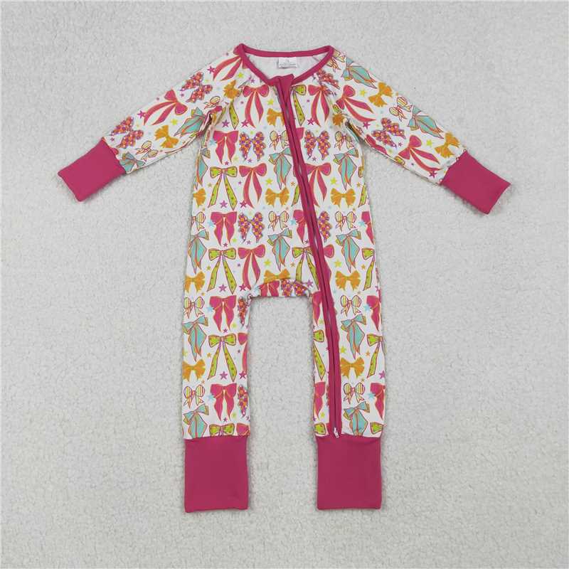 Sibling Baby Girls Colorful Bows Stars Pullovers Pants Pajamas Clothes Sets Rompers   D 920