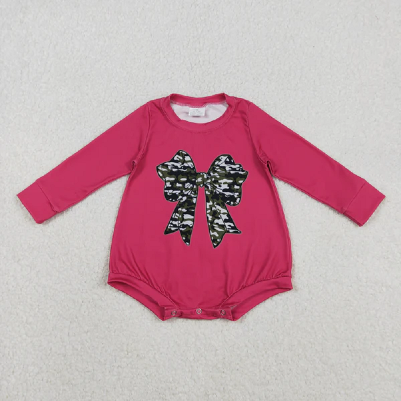Match Baby Boys Girls Camo Bows Ducks Southern Hunting Rompers   D 1210
