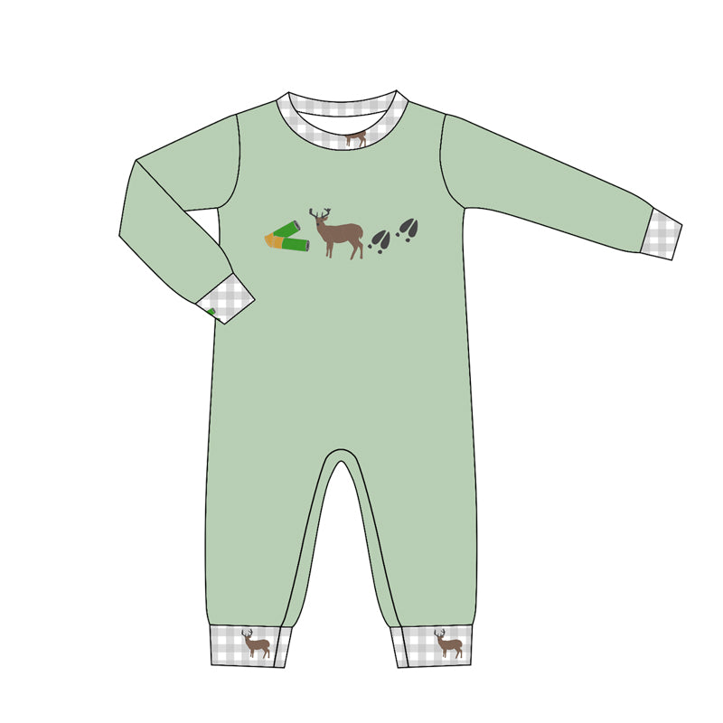 Pre order long sleeve deer romper