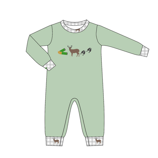 Pre order long sleeve deer romper