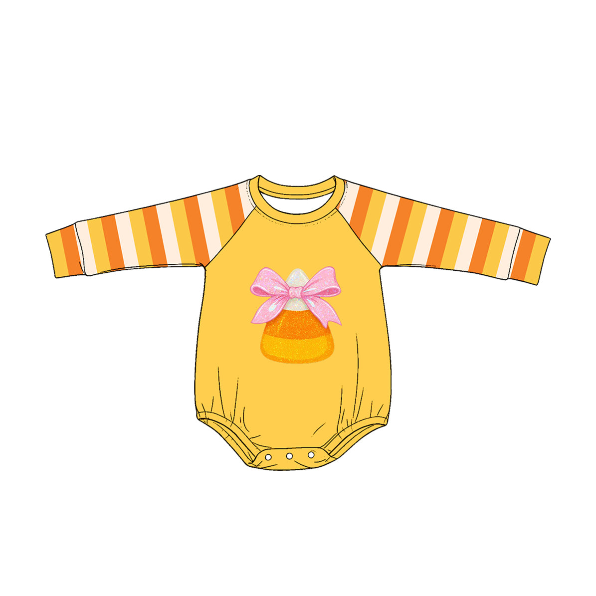 Pre order long sleeve halloween candy girl romper