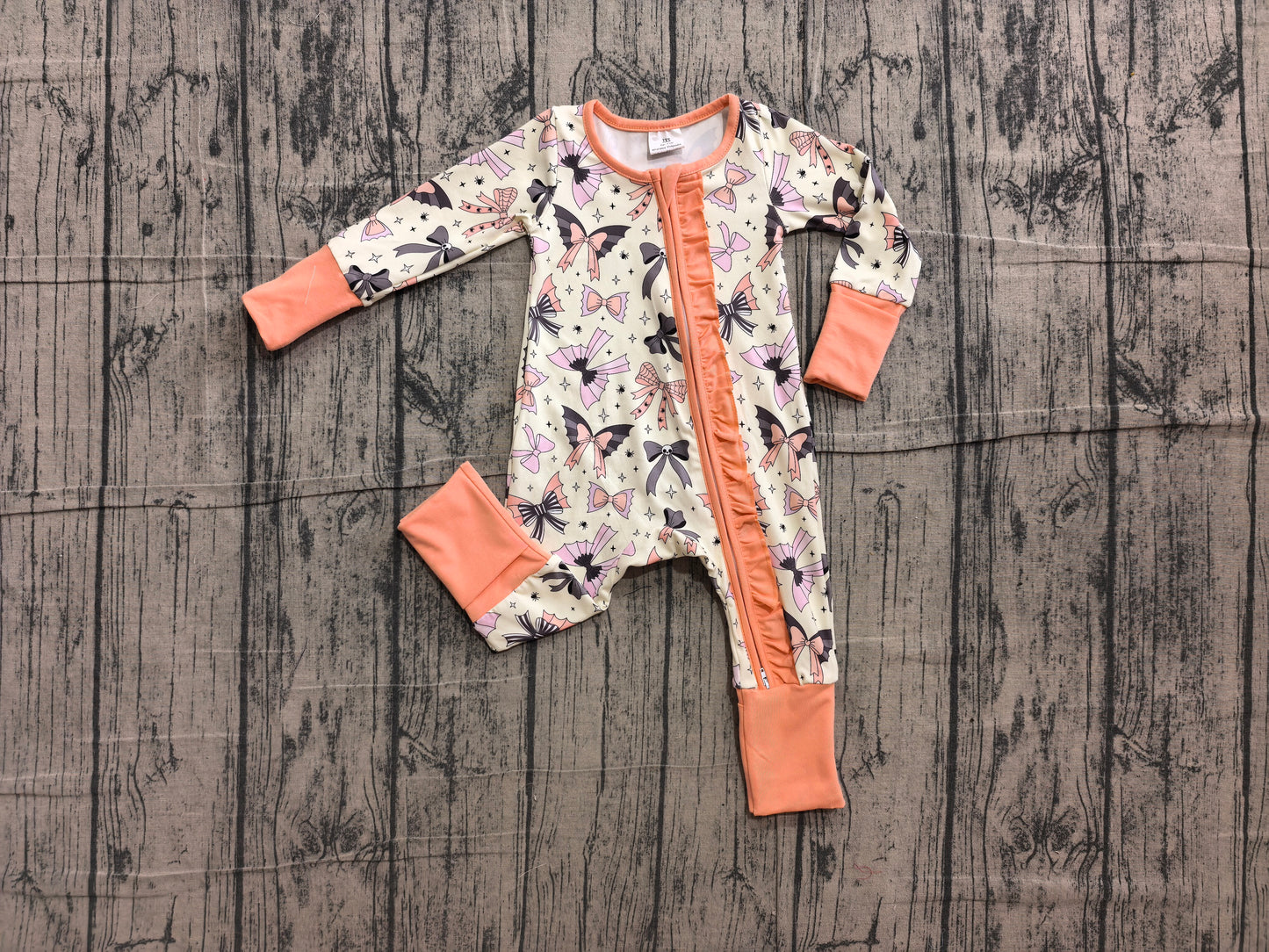Pre order ruffle halloween coquette zippy PJ