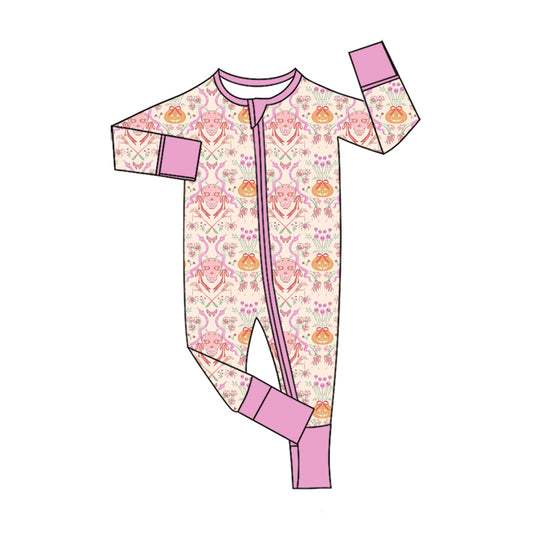 Pre order long sleeve halloween zip sleeper PJ