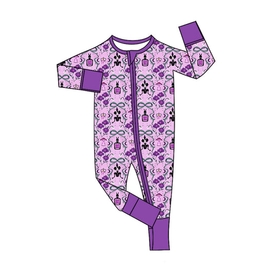 Pre order long sleeve halloween zip sleeper PJ