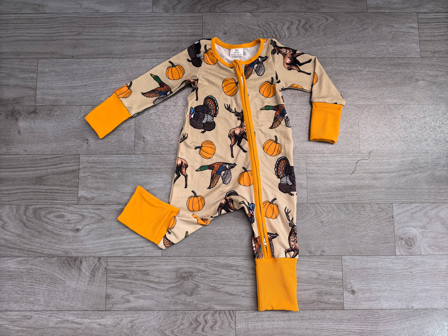 Pre order fall turkey deer mallard hunting boy sibling clothing