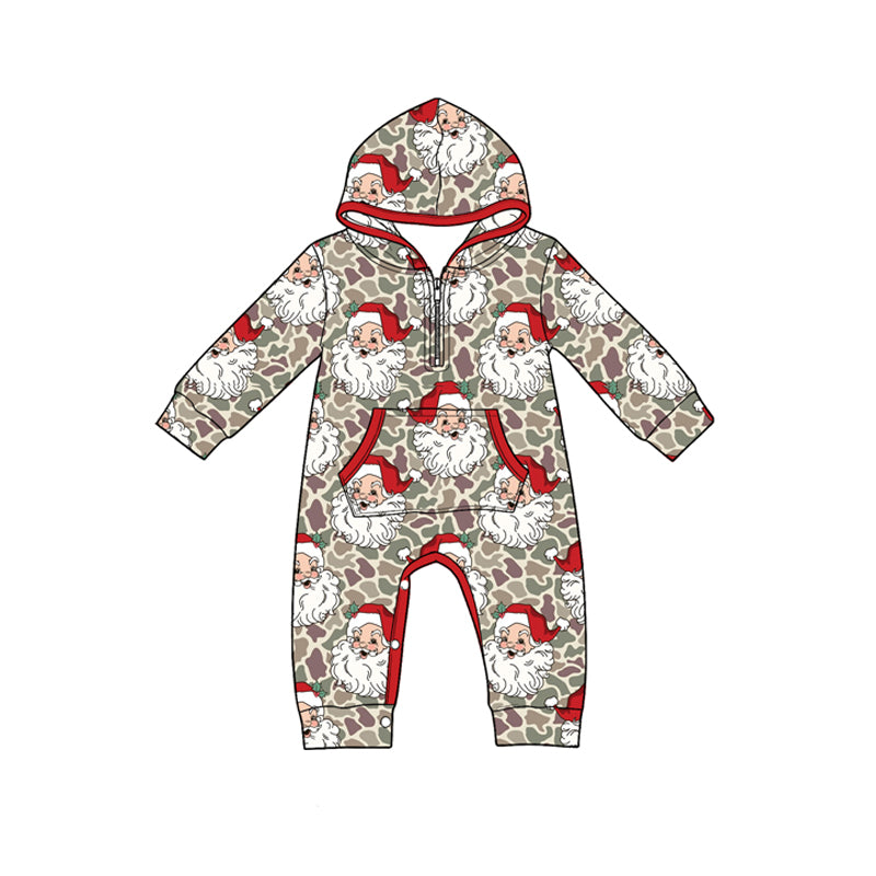 Pre order camo santa boy sibling clothing