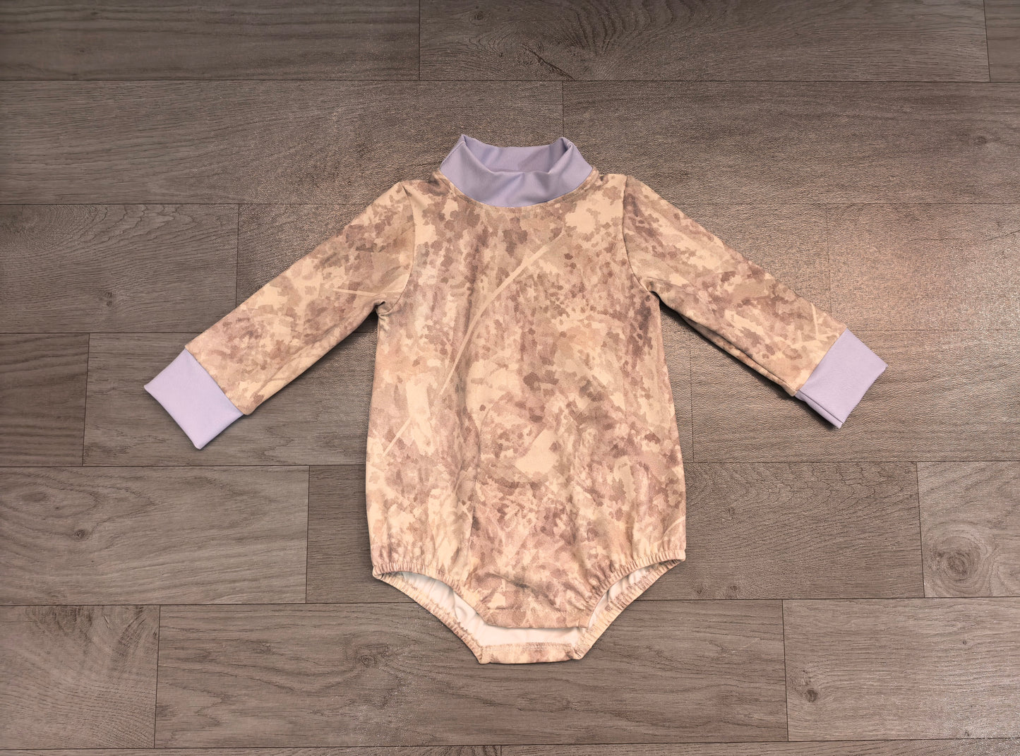 Pre order long sleeve camo yoga romper