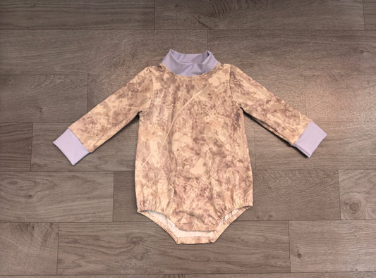 Pre order long sleeve camo yoga romper