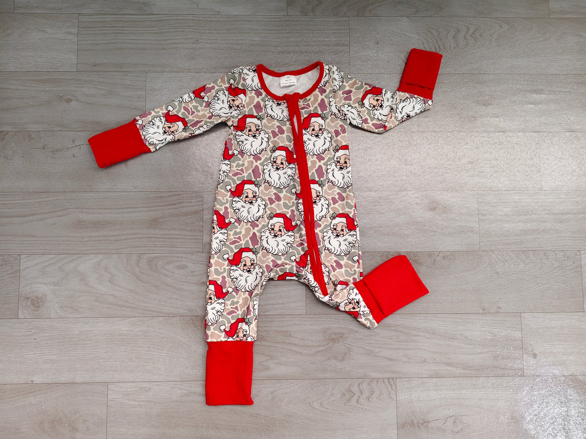Pre order leopard santa baby sleeper