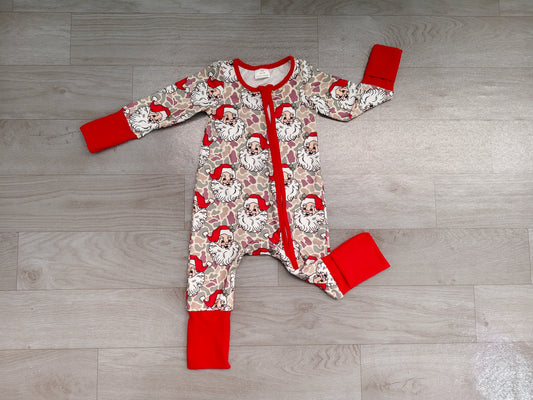 Pre order leopard santa baby sleeper