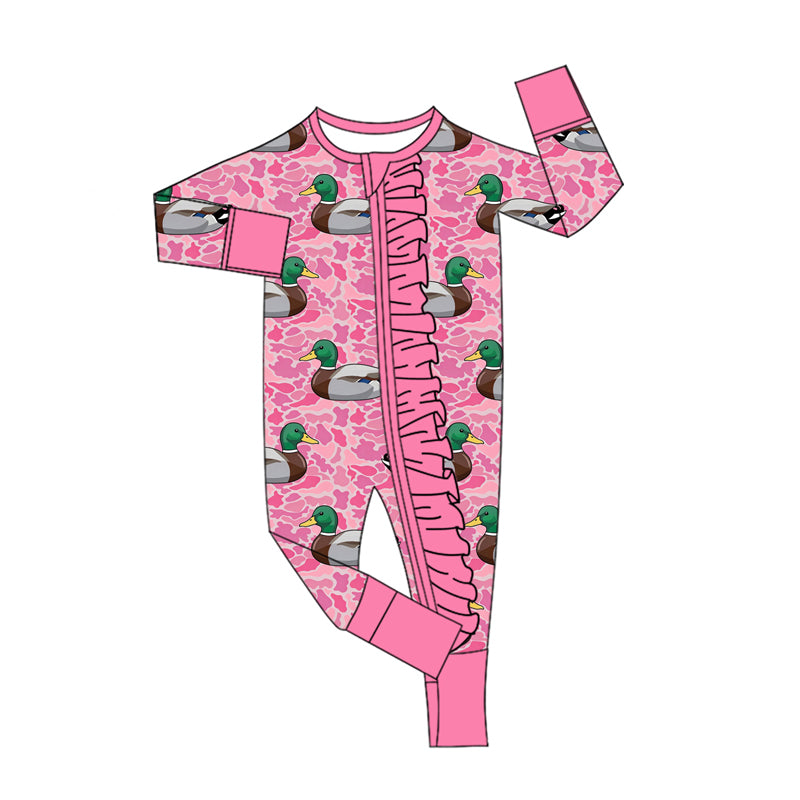 Pre order pink camo duck sibling girl clothing