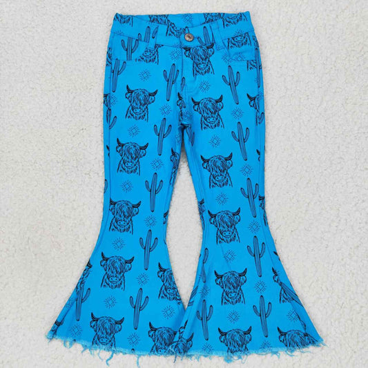P0281 Alpine bull cactus blue denim trousers
