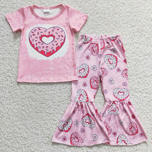 sprinkle heart donut bell bottoms outfit
