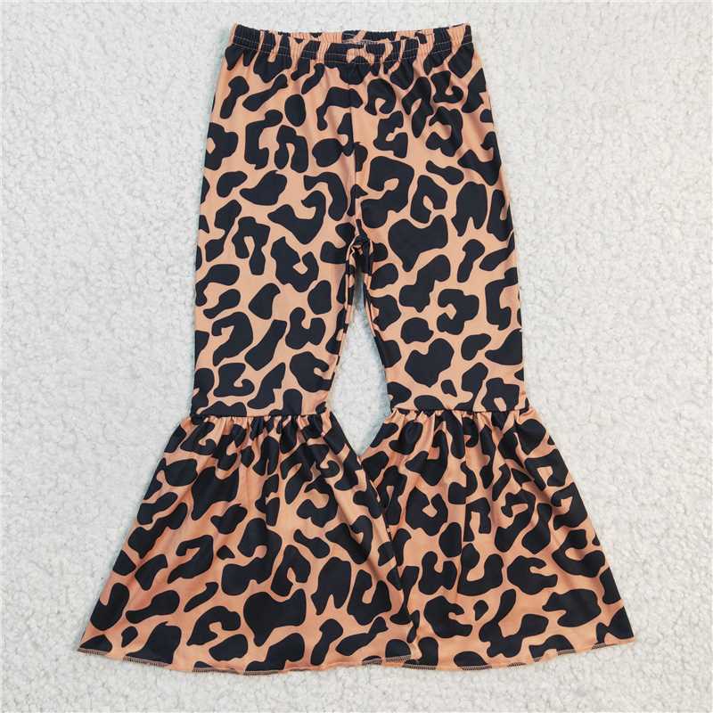 Match Baby Girls Kids Western Floral Bell Bottom Pants   D 4.9