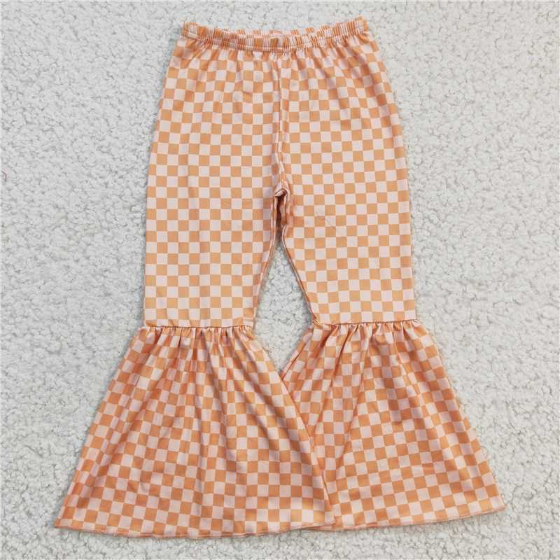 Match Baby Girls Kids Western Floral Bell Bottom Pants   D 4.9