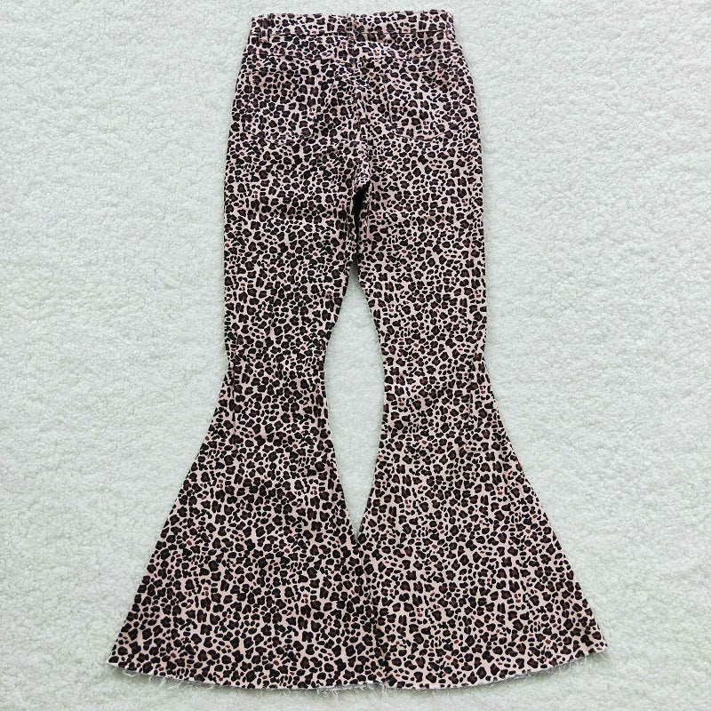 P0117 Adult Leopard Denim Trousers