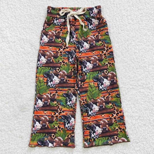 P0141 Cow Leopard Print Trousers