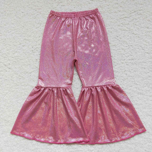 P0180 Rose satin bronzing trousers