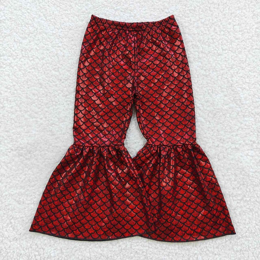 P0247 Fishscale Red Trousers