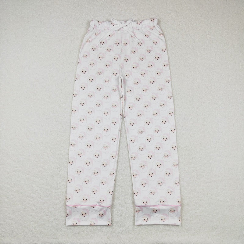 P0269 Adult Santa Claus pink and white trousers
