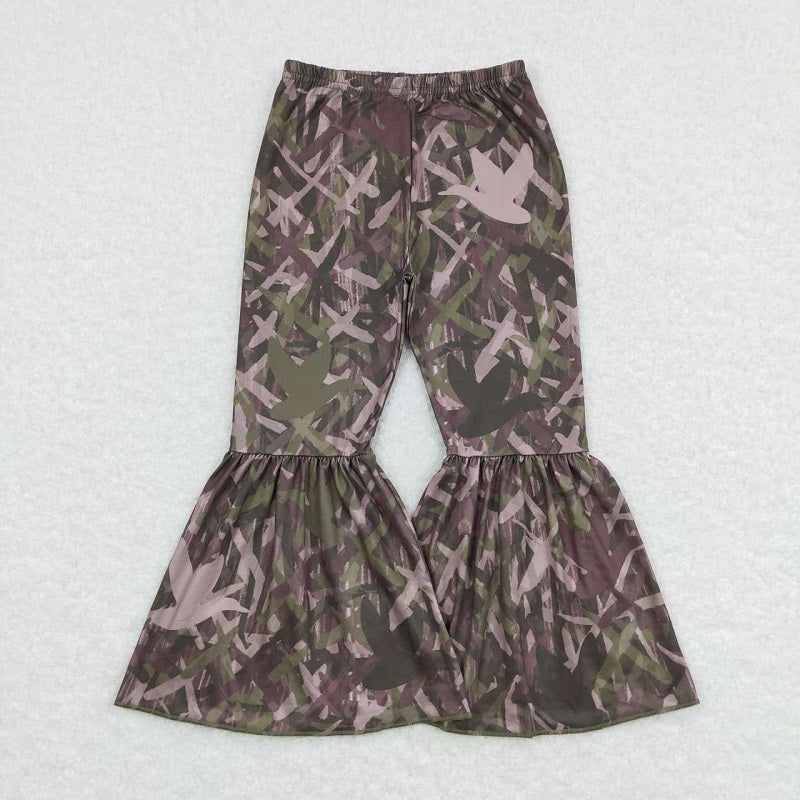 Mallard brown zipper hooded long-sleeved top + mallard camouflage trousers GT0336+P0311