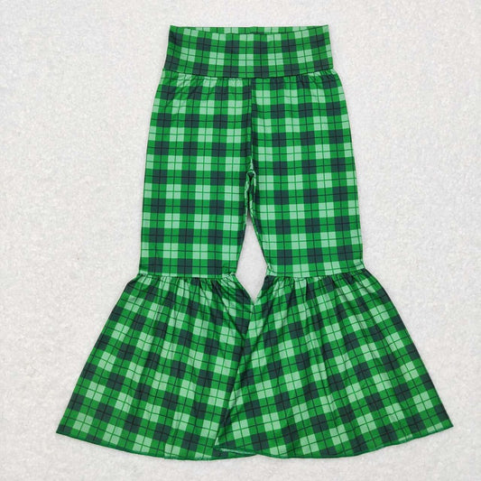 P0341 green plaid trousers