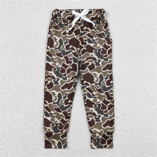 P0433  Camouflage brown green beige trousers