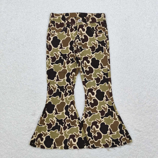 P0529 Duck camouflage denim trousers