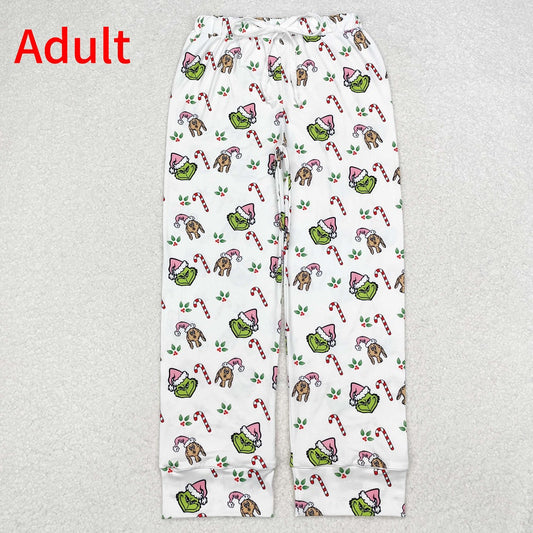 P0536 Adult Female Puppy Cane White Pants