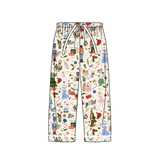 presale P0539 Adult Women Christmas Tree Beige Pants