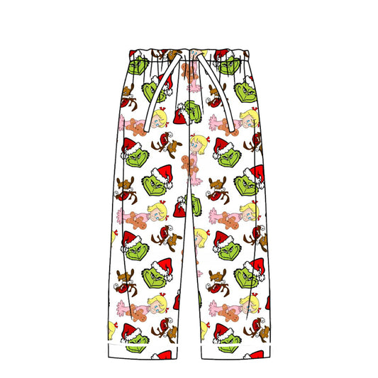 presale P0541 Adult Girls Gingerbread Man White Pants