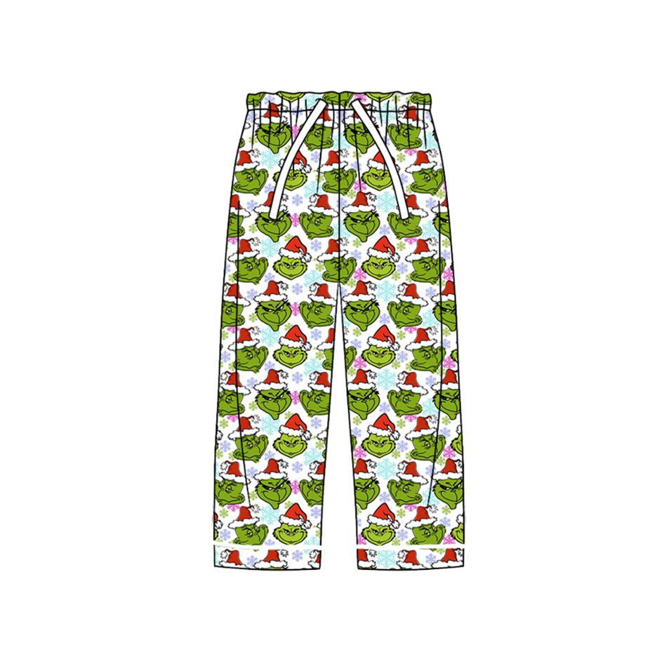 presale P0547 Adult female snowflake white trousers