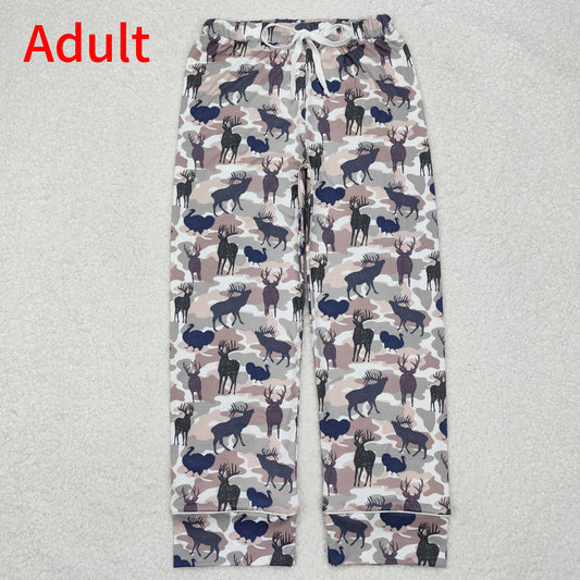 P0563 Adult Women Turkey Elk Camouflage Pants