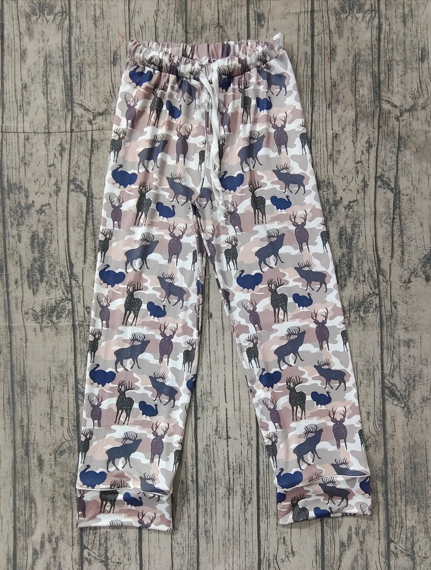 P0563 Adult Women Turkey Elk Camouflage Pants