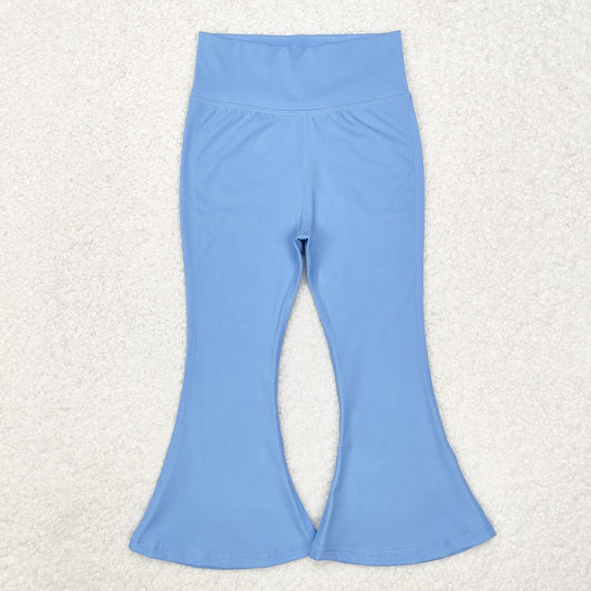P0577 Baby Girls Light Blue Yoga Active Wear Bell Bottom