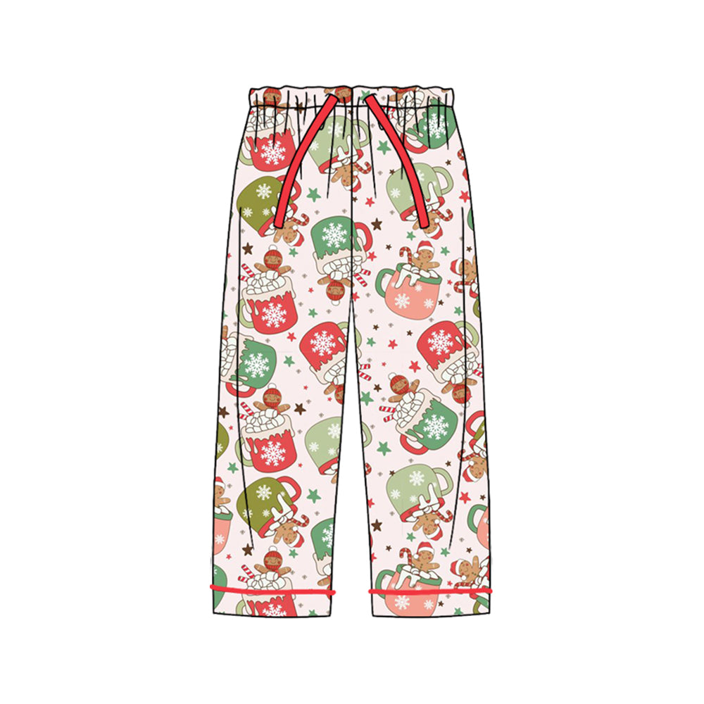 presale P0601  Adult Women Christmas Gingerbread Man Cup Pants  2024 7.19