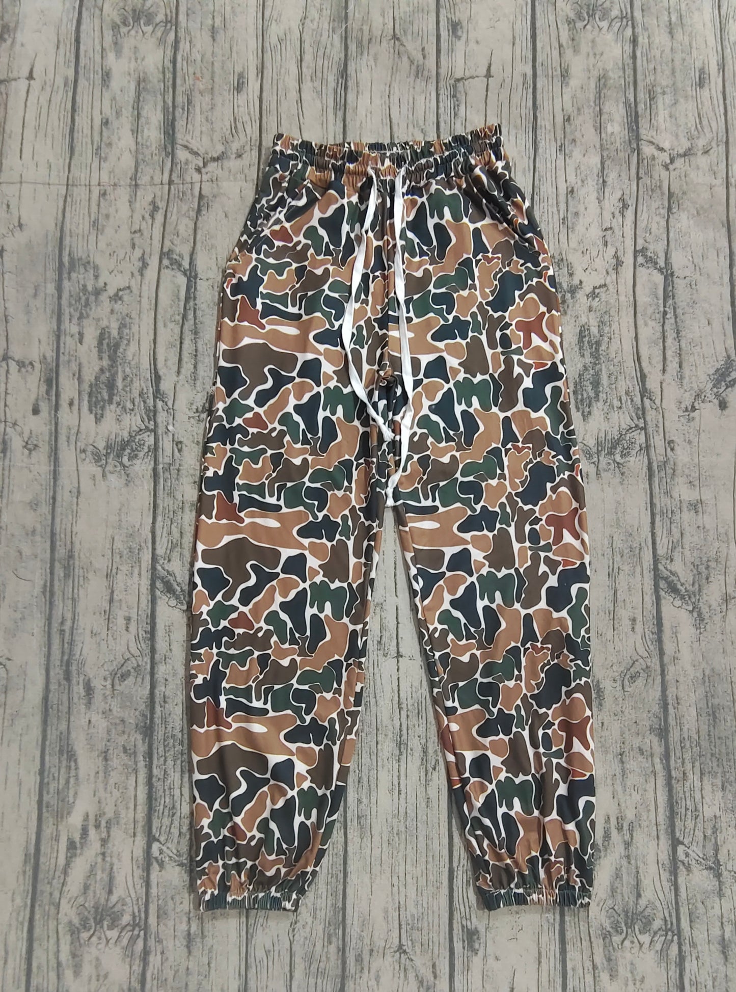 P0621   Adult Women Southern Brown Camo Bottom Pants Pajamas