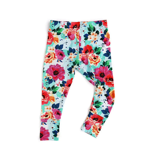 presale P0643  Blue trousers with fuchsia flowers   2024 8.29