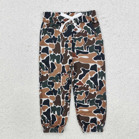 P0650  Camouflage Beige Drawstring Trousers