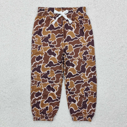 P0669 Brown Camouflage Drawstring Trousers