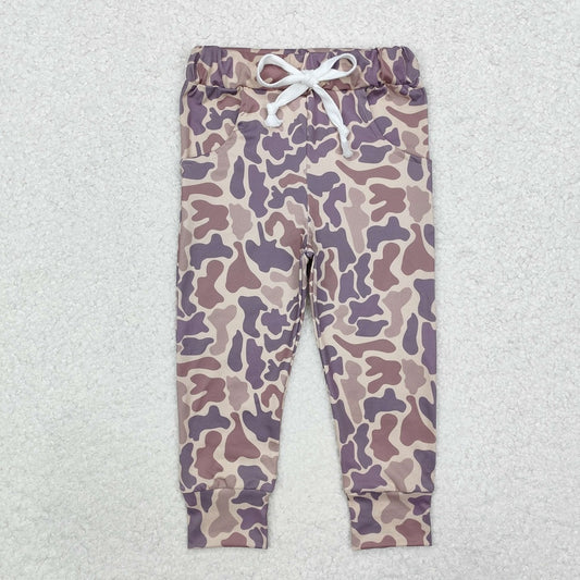 P0683 Baby Boys Ducks Dogs Hunting Camo Bottoms Pants