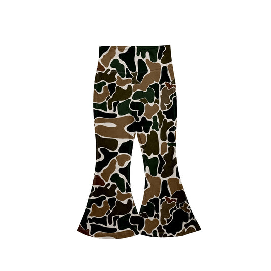 presale P0692 Camouflage Beige Yoga Wear Flared Pants  2024 10.10