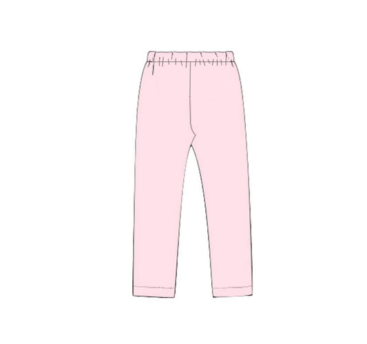 presale P0695  Solid light pink trousers 2024 10.10