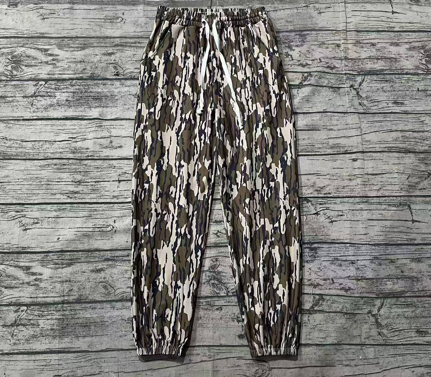 P0726  Adult women camouflage army green yoga pants