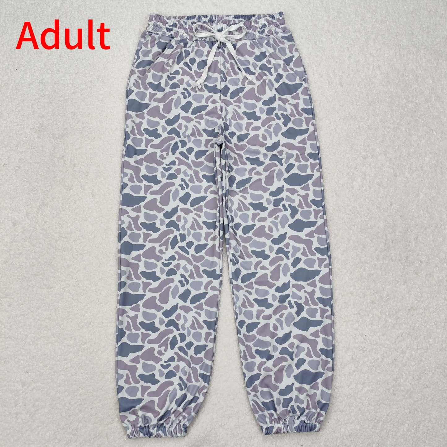 P0727 Adult Women Camouflage Grey Yoga Pants