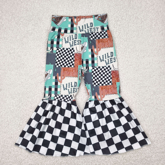 P0751 Baby Girls Wild West Bell Pants D 4.11
