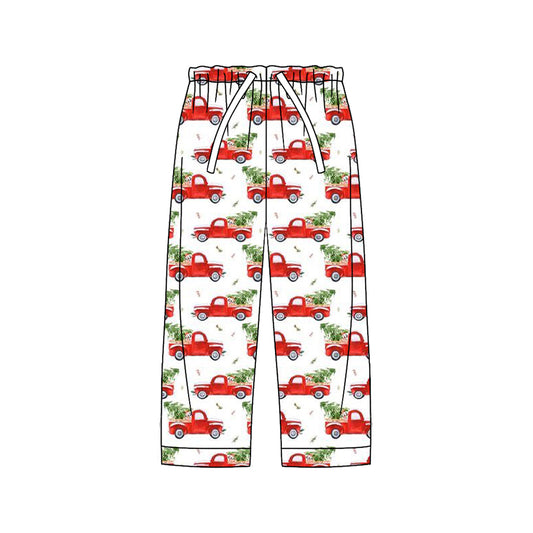 presale P0788 Adult Women Car Trees Plaid Flame Pants D 6.26