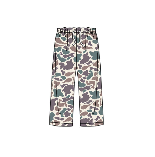presale P0807 Adult Women Western Lavender Camo Flare Pants D 7.28