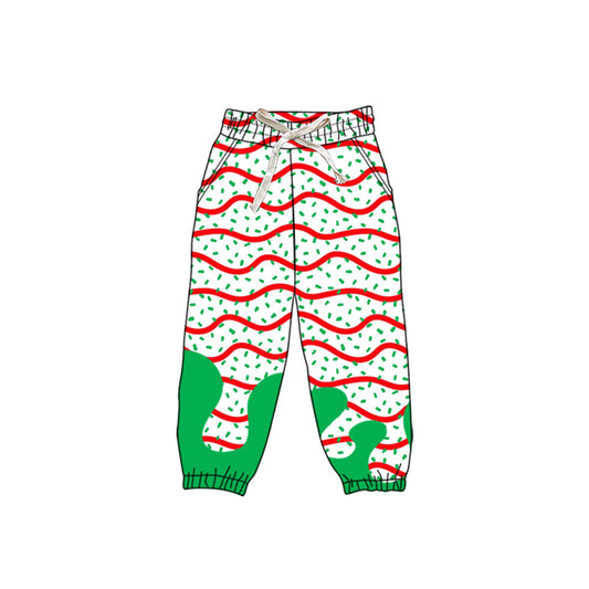 presale P0824 Adult Women Drip Christmas Trees Yoga Team Pants D 8.6